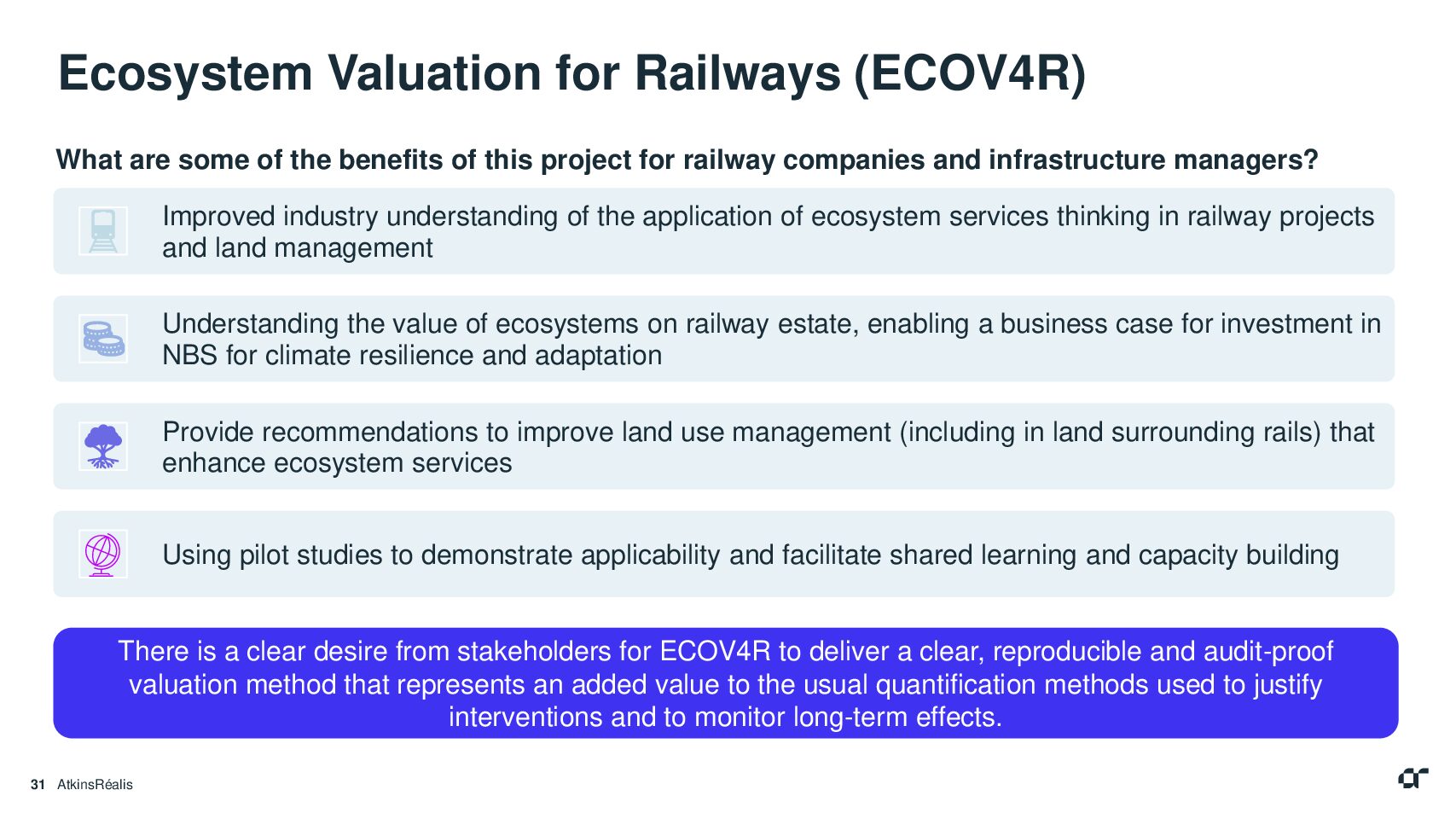 Ecosystem valuation-Atkins realis-21 mai 2025-FM seance